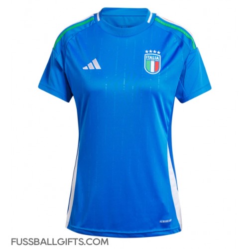 Italien Fußballbekleidung Heimtrikot Damen EM 2024 Kurzarm